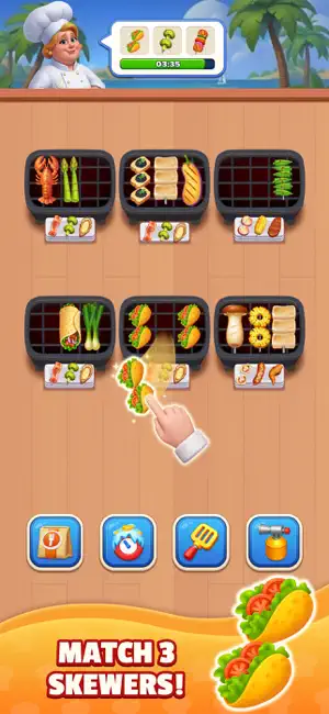 Grill Match®: Food Sort Puzzle screenshot 2