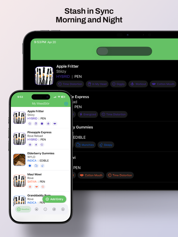 WeedStōr iPad screenshot 2 - Lifestyle app