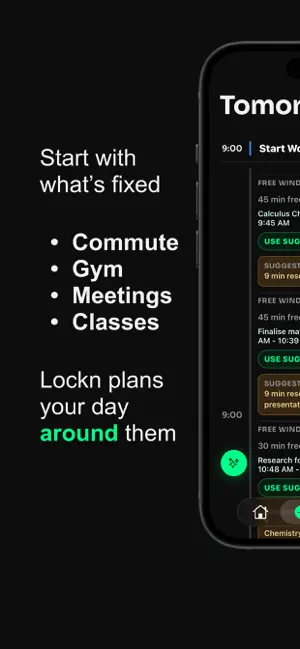 Lockn: Daily Planner & Focus screenshot 2