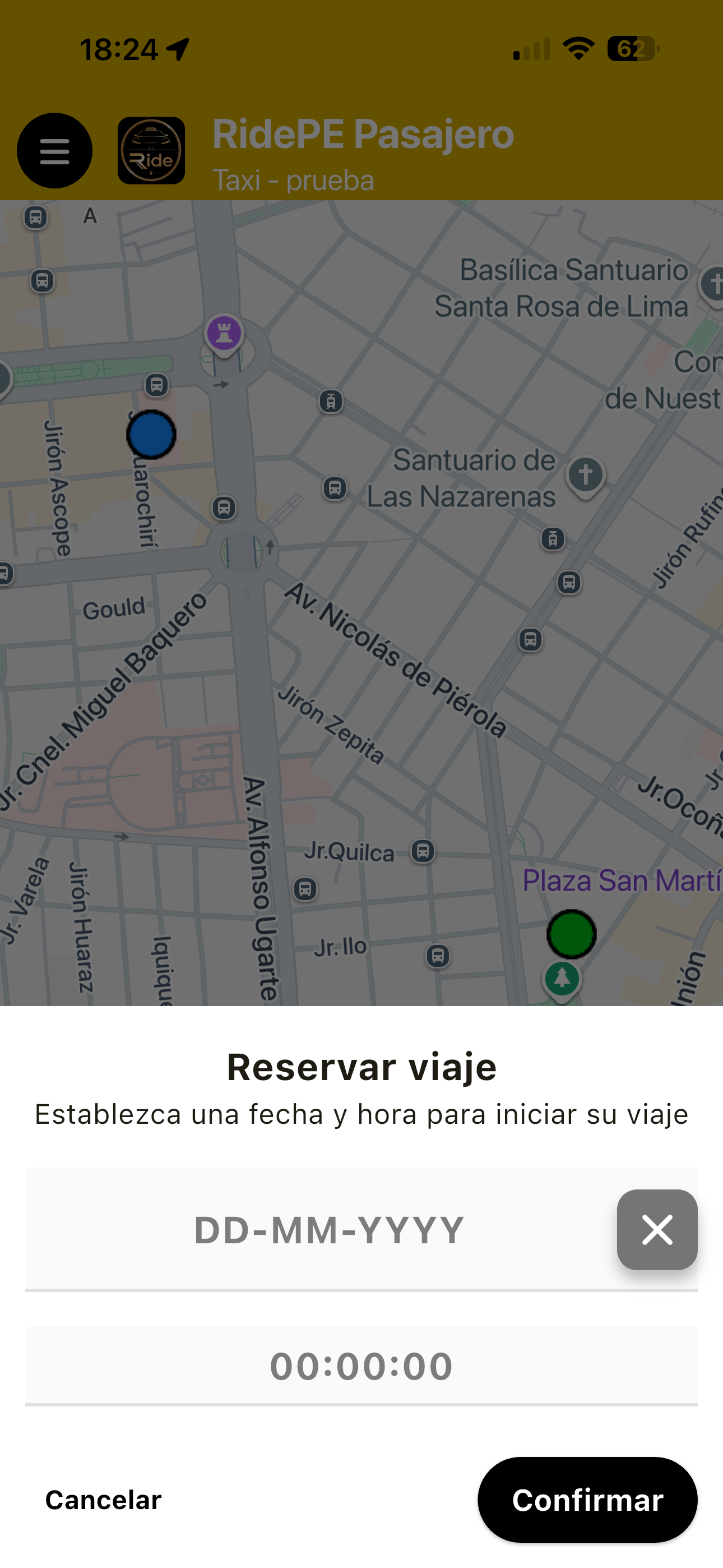 RidePe Pasajero screenshot 3