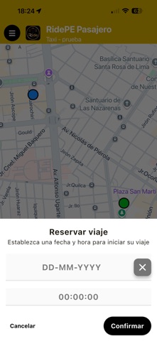 RidePe Pasajero screenshot