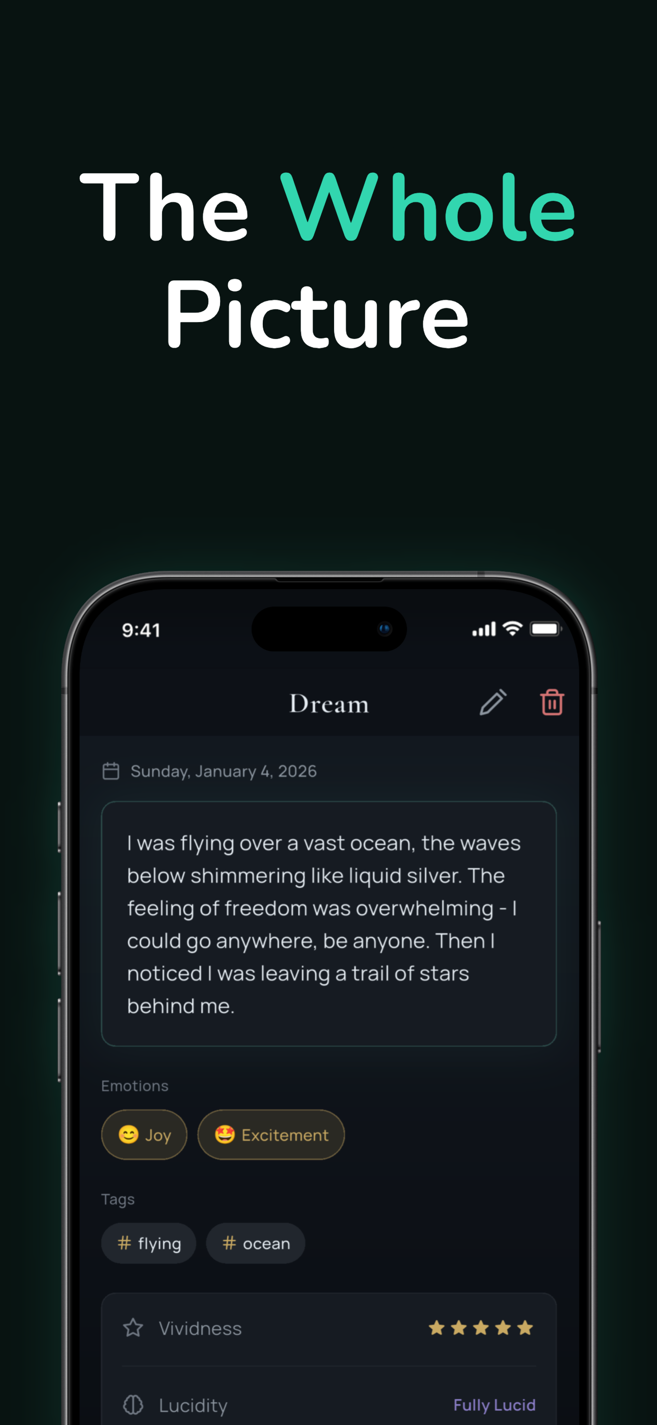 Nyx Dream Journal screenshot 4