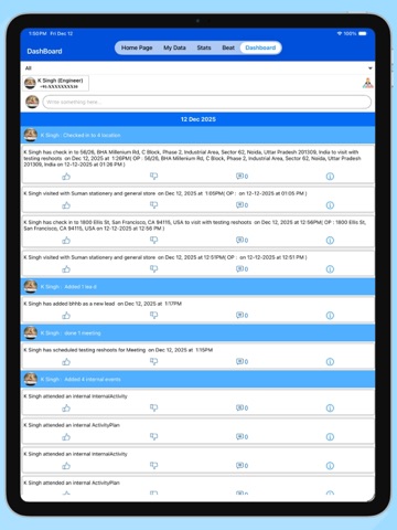 MAssistCRM iPad screenshot