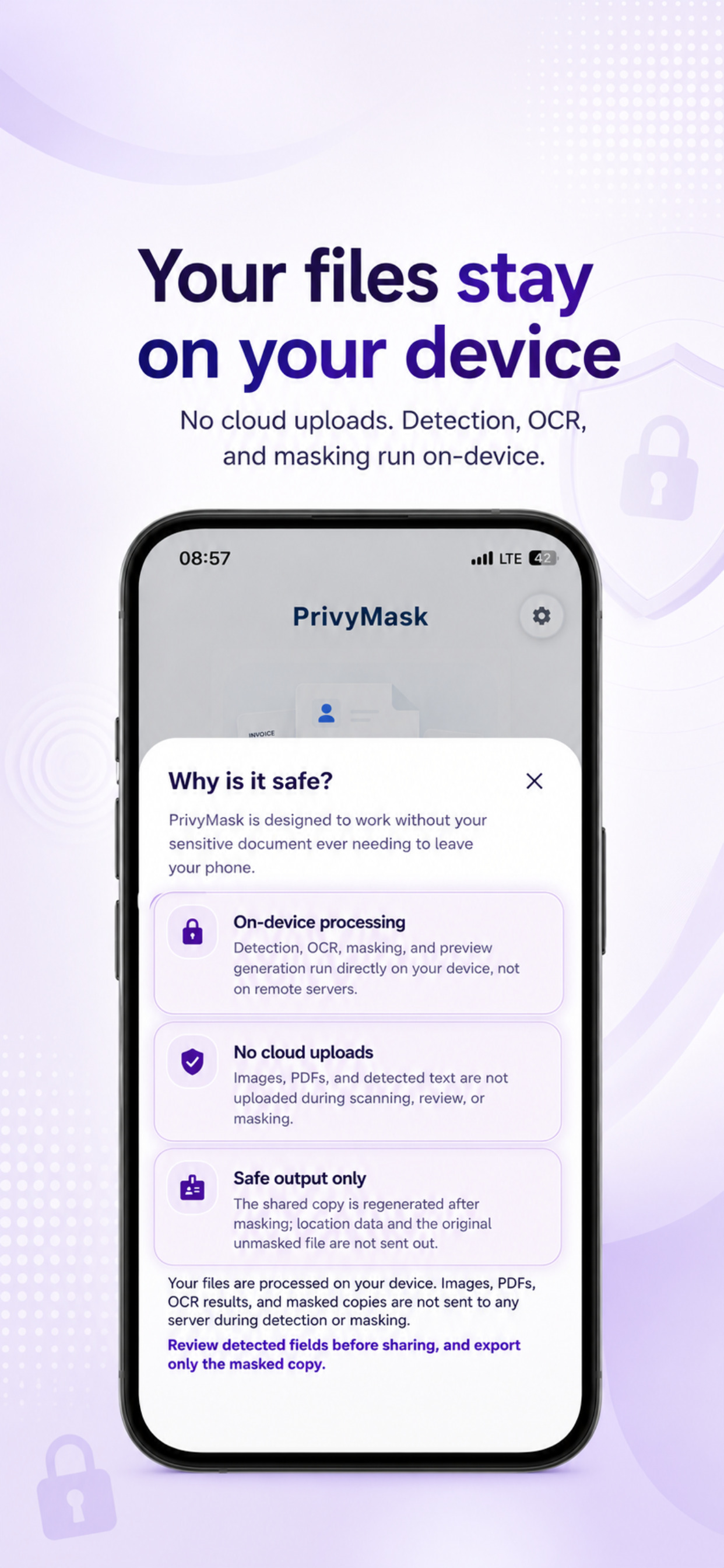 PrivyMask: Redact PDF & Photo screenshot 4