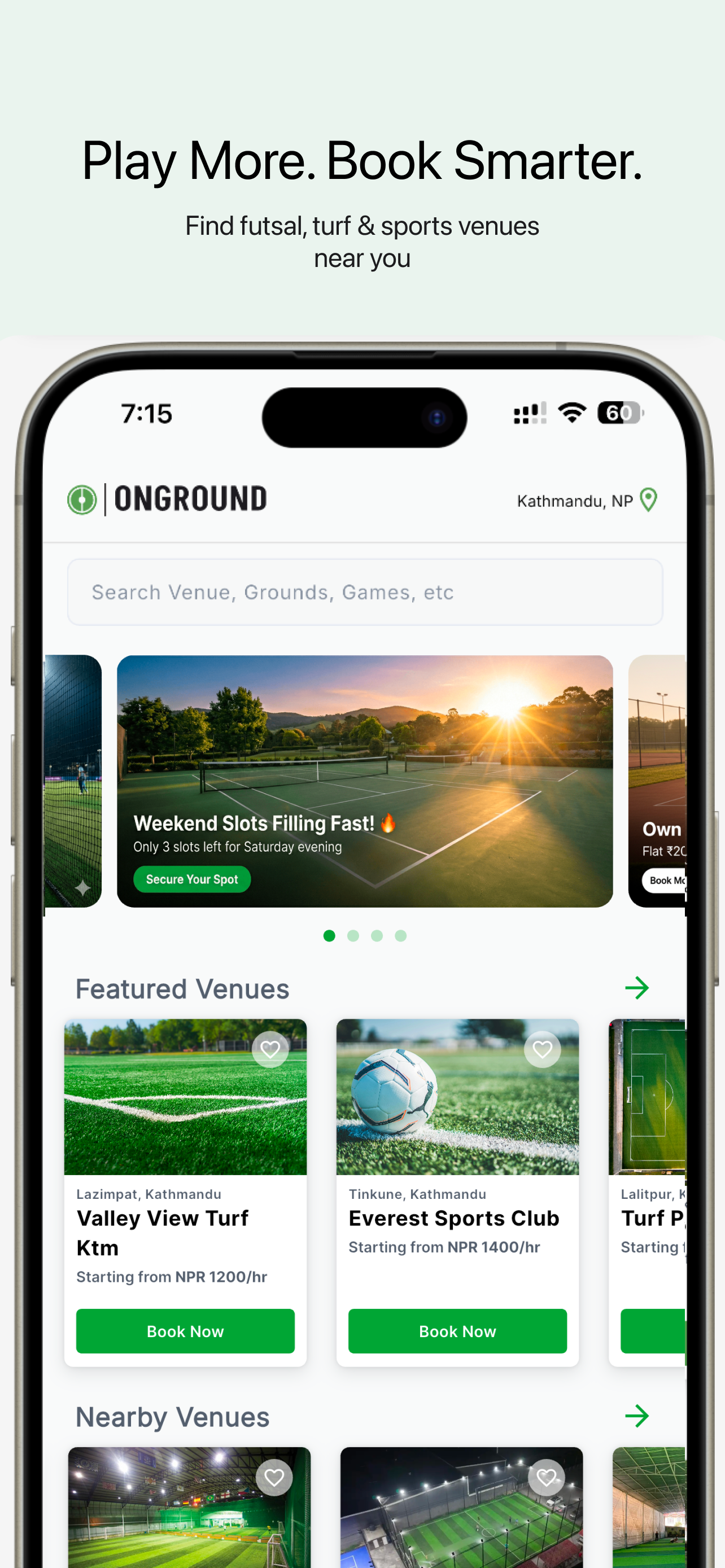 Onground - Book. Play. Repeat!