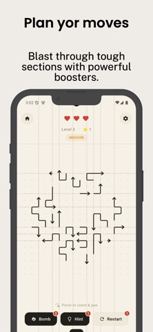 Arrows Out: Line Puzzle iPhone screenshot