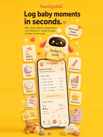 Kazoku Nikki: Family Calendar iPad screenshot