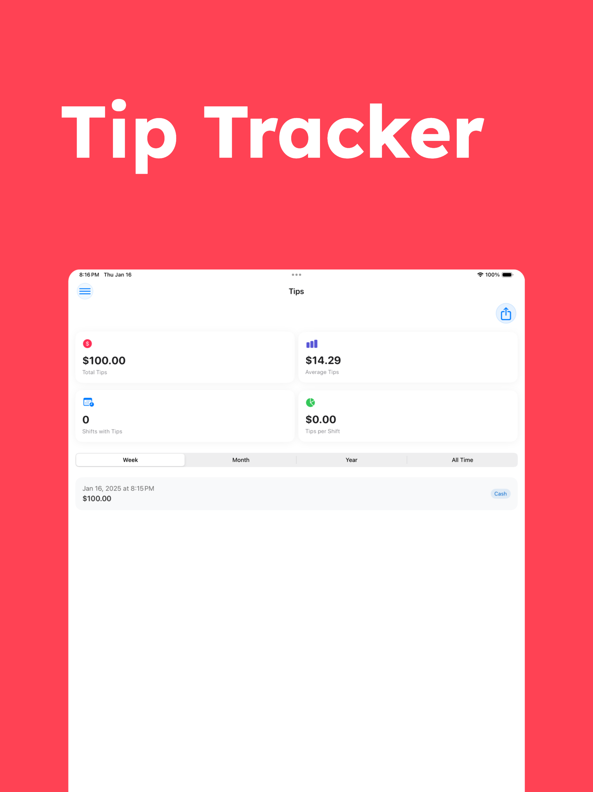 ShiftStack - Server Tip Track