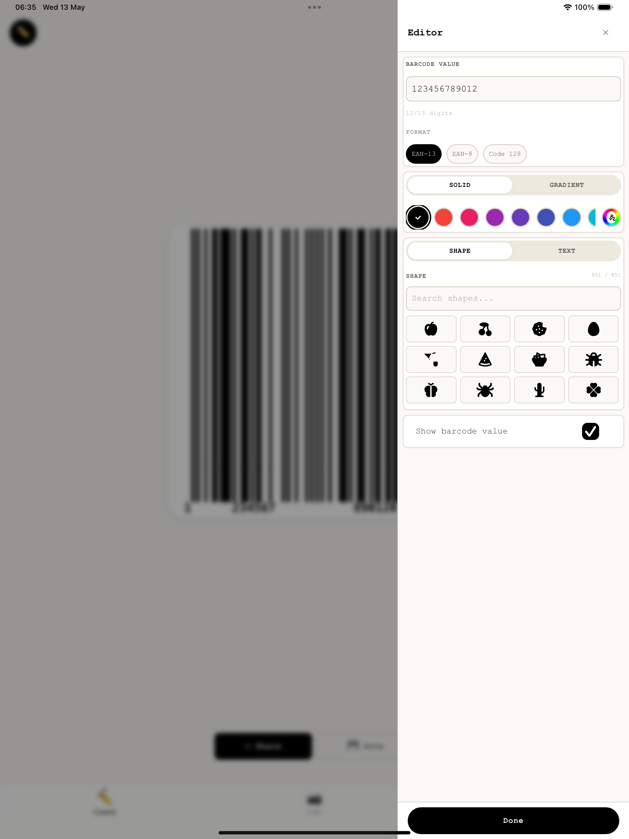 Artistic Barcode screenshot 13