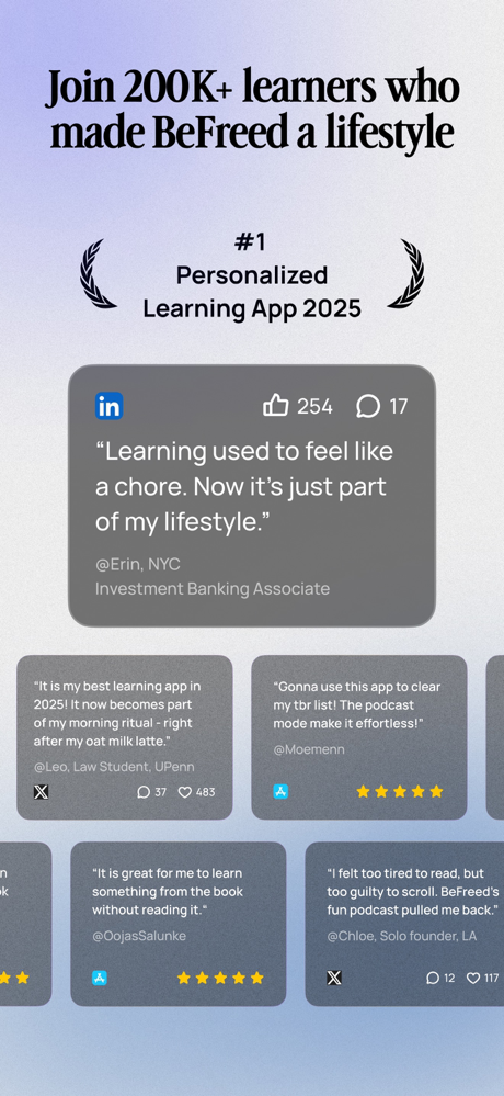BeFreed: Personalized Learning screenshot 9