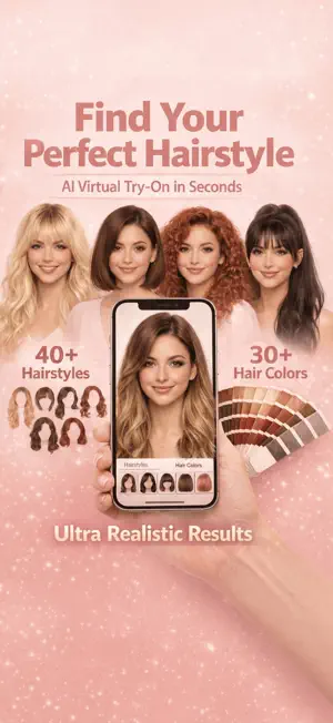 AI Hairstyle Try On & Hair Dye screenshot 1