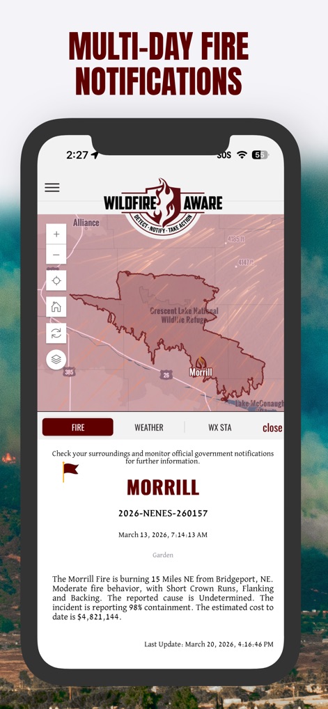 Wildfire Aware® | Fire Alerts - Weather App | MWM