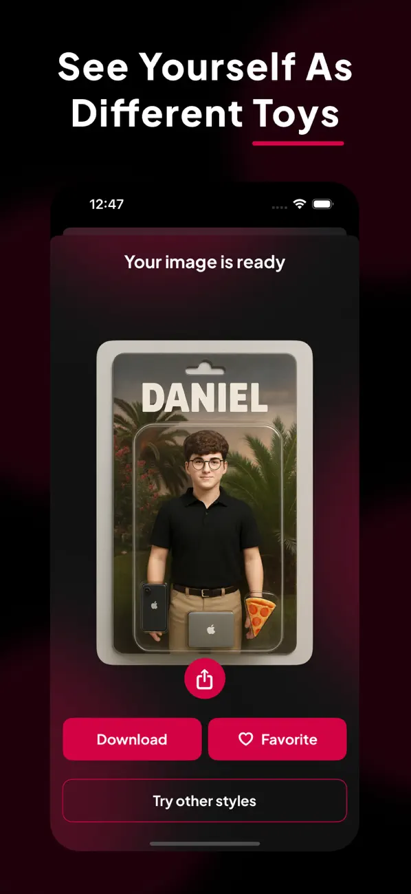 Screenshot #2 pour AI Action Figure - FigureMe