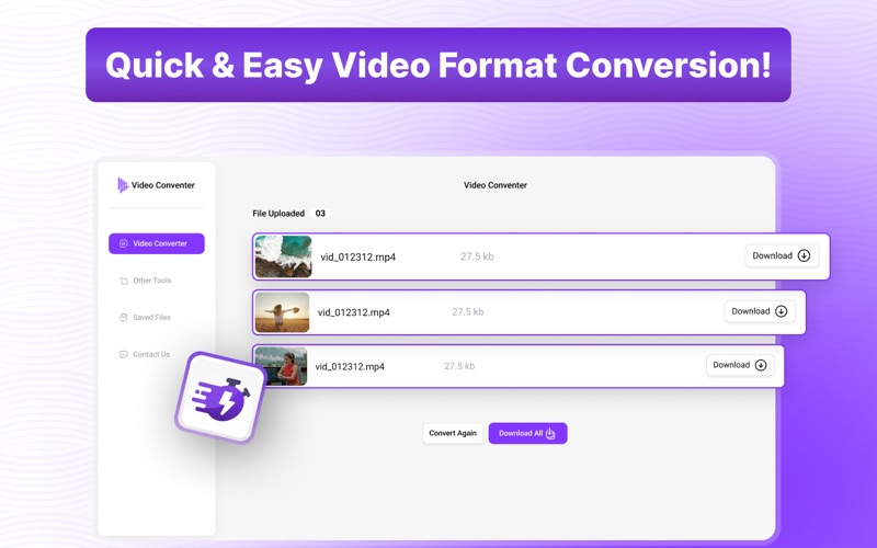 Screenshot #3 pour Convertisseur vidéo:video2mp3
