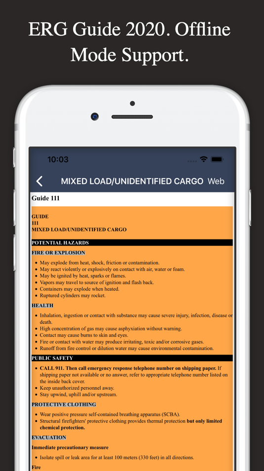 #1. HazMat - ERG 2024 Guidebook (iOS) 由: Volodymyr Oliennikov