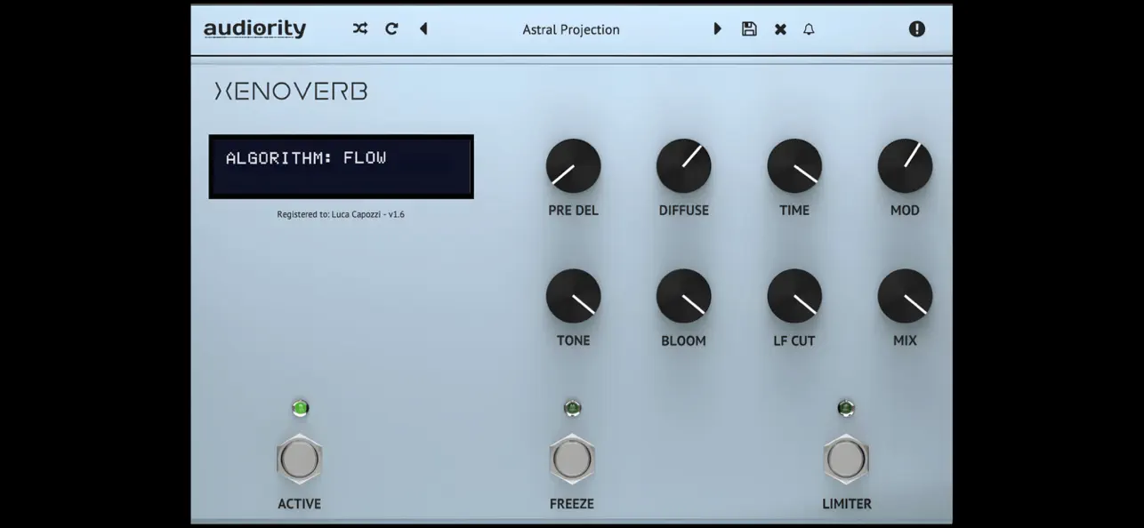 XenoVerb - Reverb Suite (iOS) By: Audiority Srl