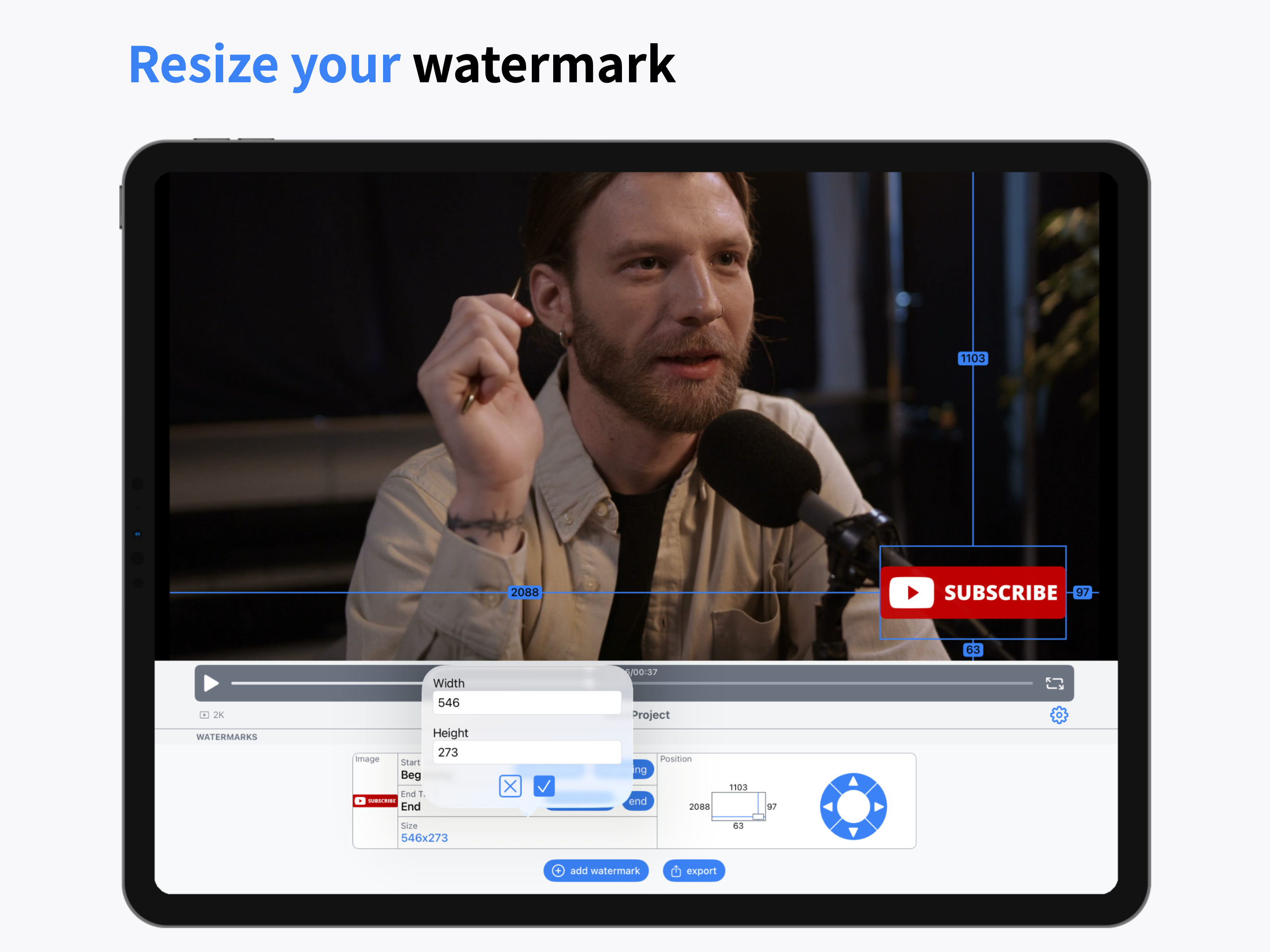 Add Watermark to Video