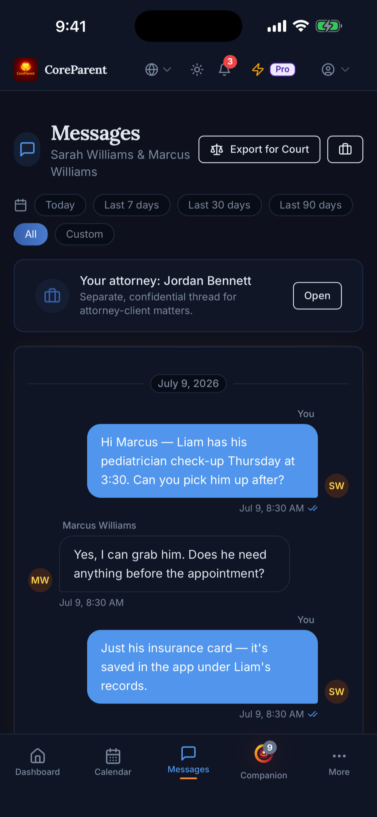 CoreParent screenshot 5
