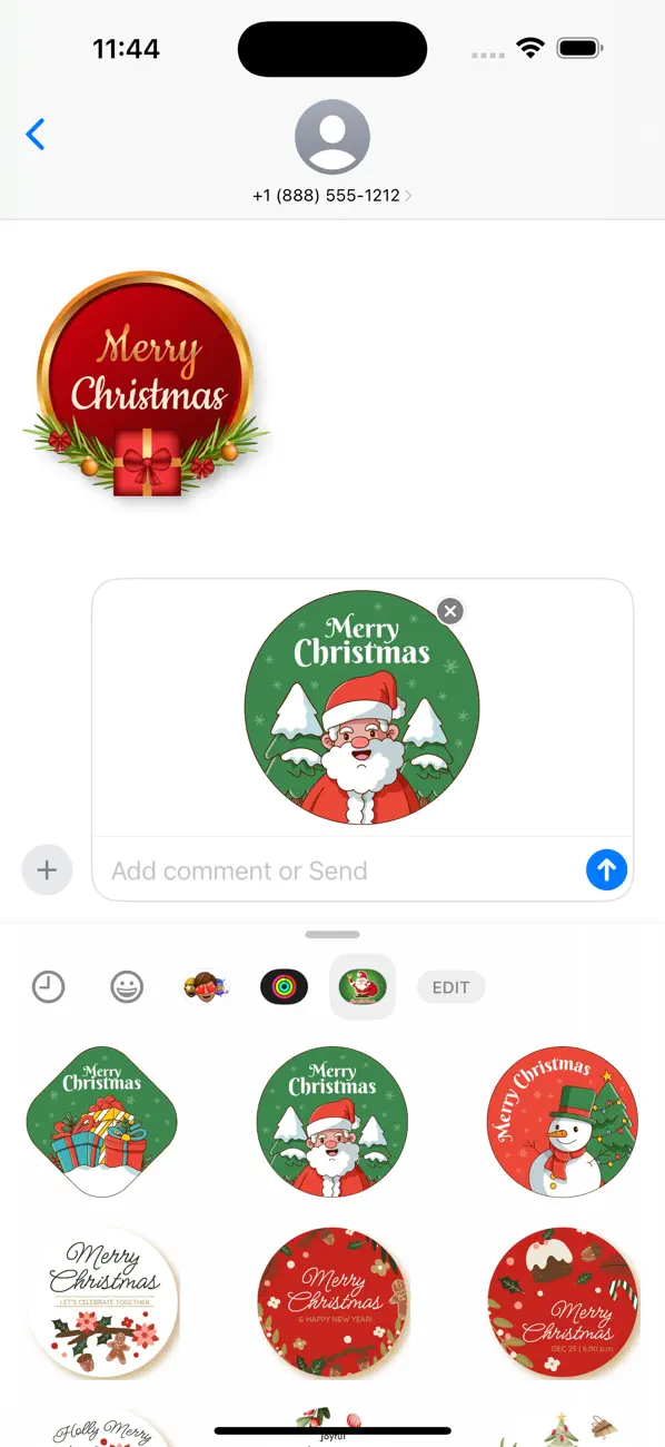 Screenshot #2 pour Merry Christmas - WAStickers