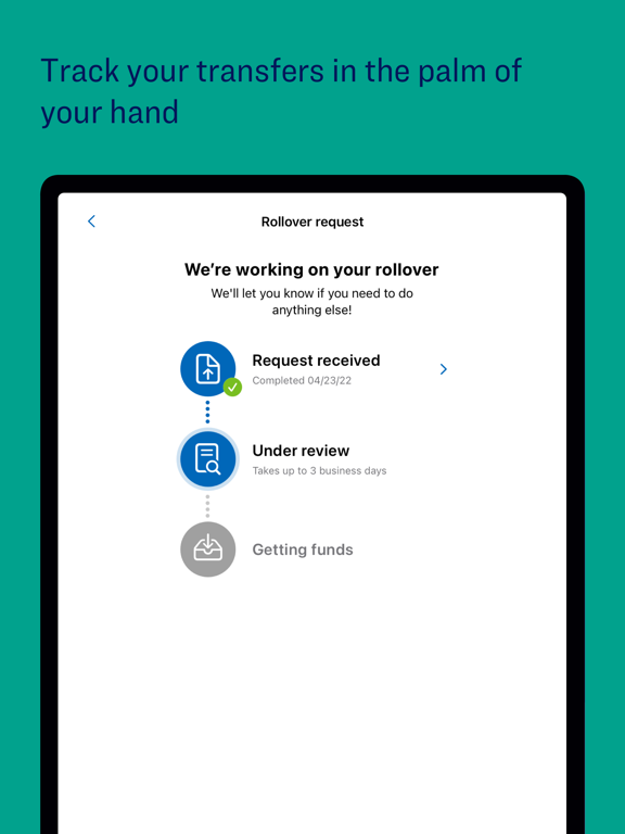 TIAA iPad screenshot 6 - Finance app