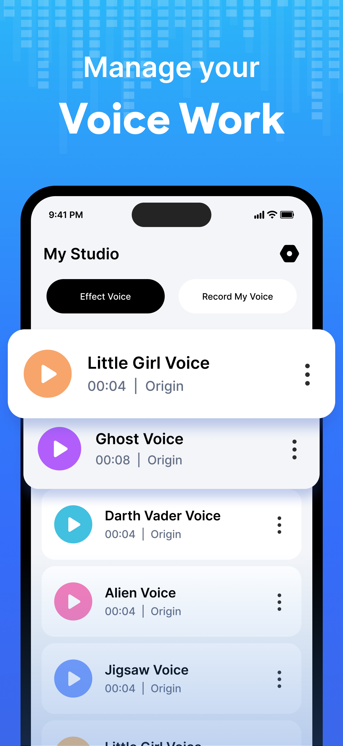 Voice Change Effects