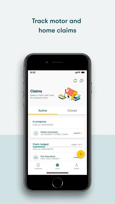 Suncorp Insurance App Screenshot