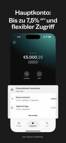 Monefit SmartSaver iPhone screenshot 2