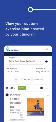 PhysioCare Ltd Screenshot 2 of 4