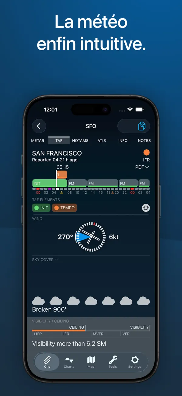 Screenshot #3 pour StationWeather - METAR et TAF