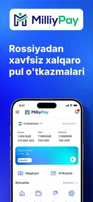 MilliyPay - Денежные переводы screenshot 1