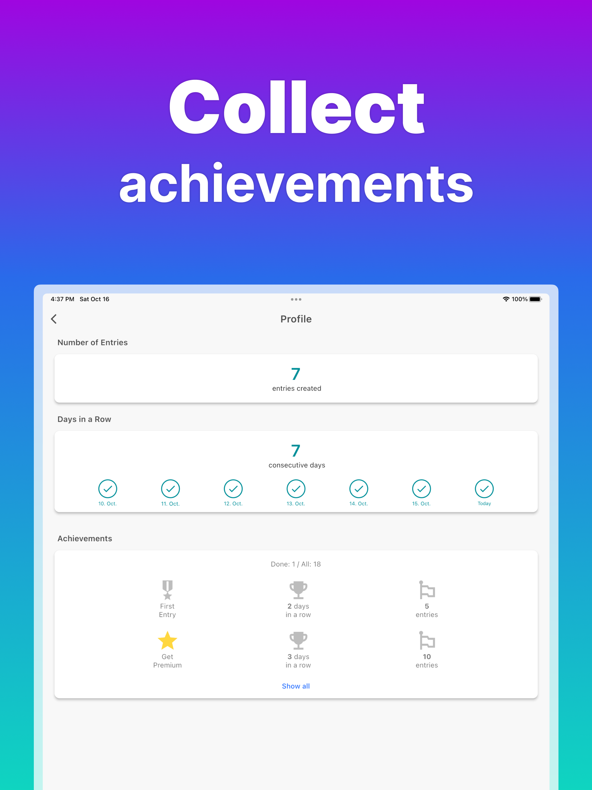 Symptom Tracker゜ screenshot 15