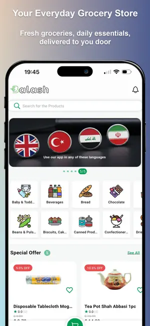Balash: Fresh Food & Groceries screenshot 1