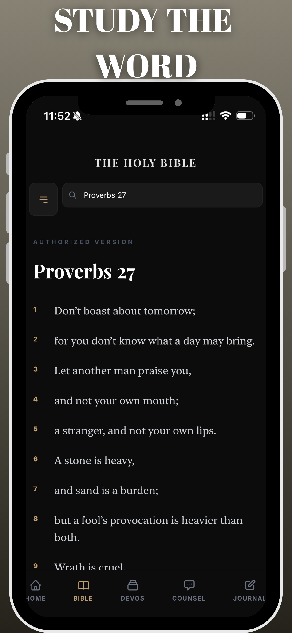 Act Like Men Bible App for Men