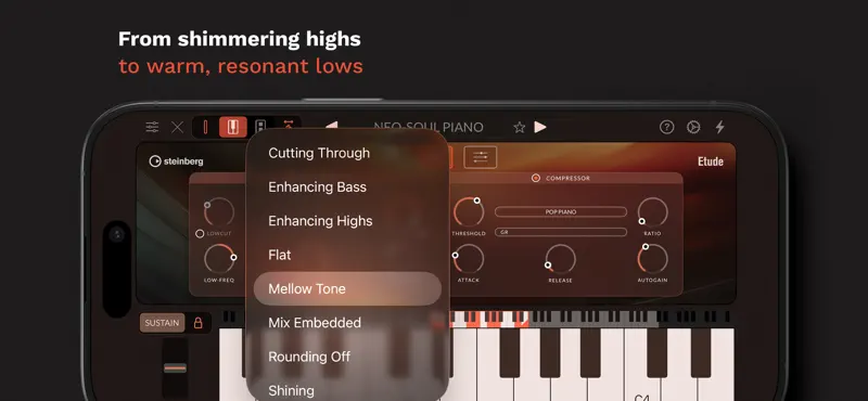 Etude - Grand Piano App & AUv3 screenshot 4 of 6