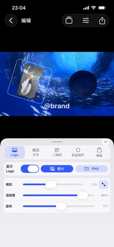 品牌水印-视频防盗大师 screenshot