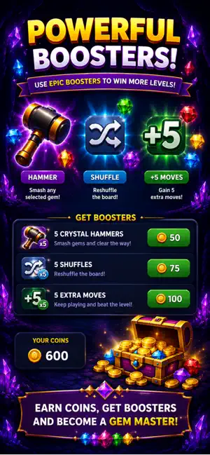 Crystal Crush: Puzzle Game screenshot 3