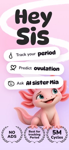 HeySis: Cycle & Period Tracker Screenshot 1 of 10