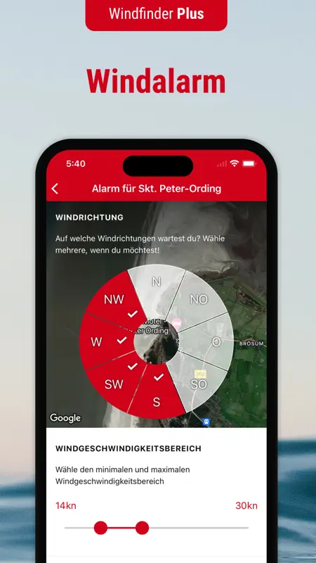 Windfinder Pro: Wind & Wetter screenshot 10 of 10