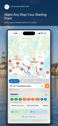 Stockholm Subway Map Screenshot 4 of 10