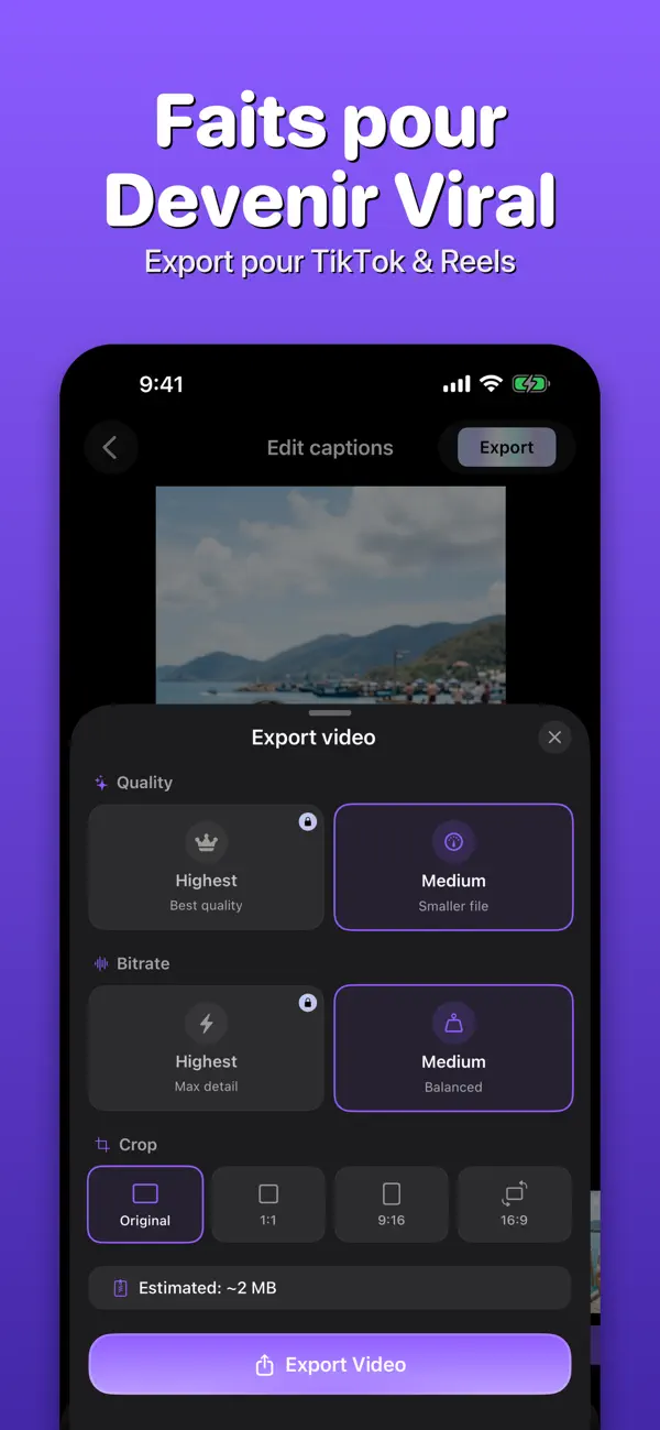 Screenshot #3 pour Sous-titres : AI Captions