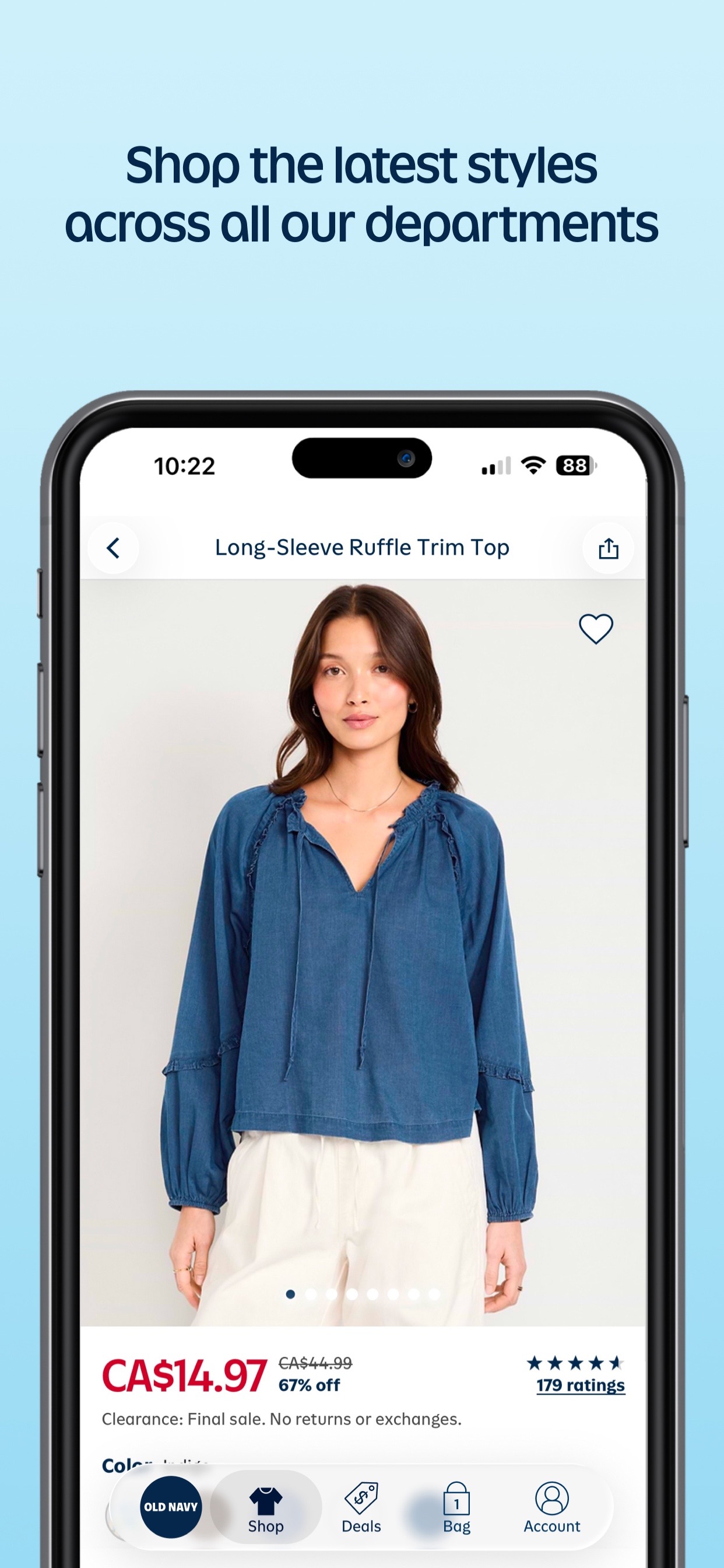 Screenshot 5 of Old Navy: Shop for New Clothes