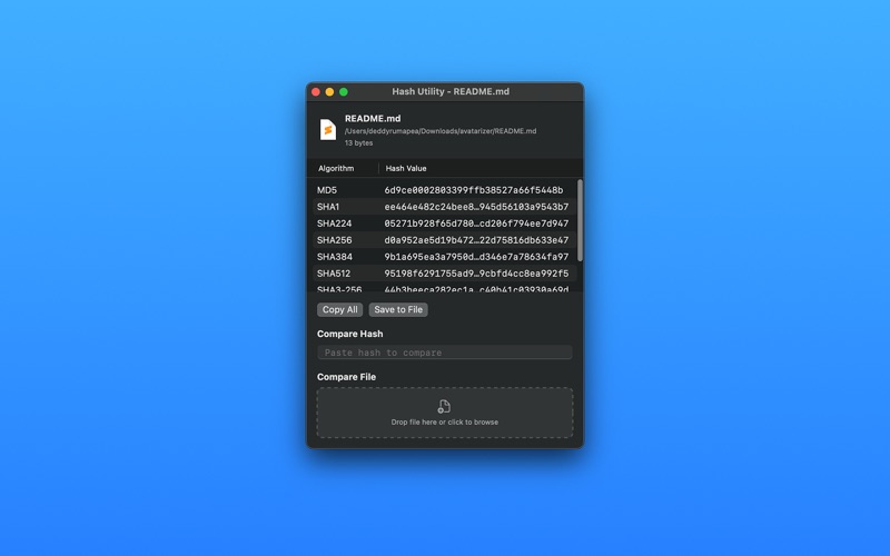 App screenshot