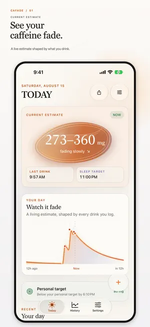Cafade screenshot 1