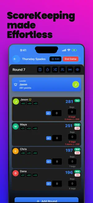 G+ ScoreKeeper screenshot 2