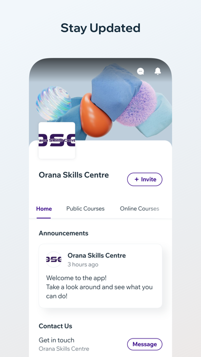 Orana Skills Centre Screenshot