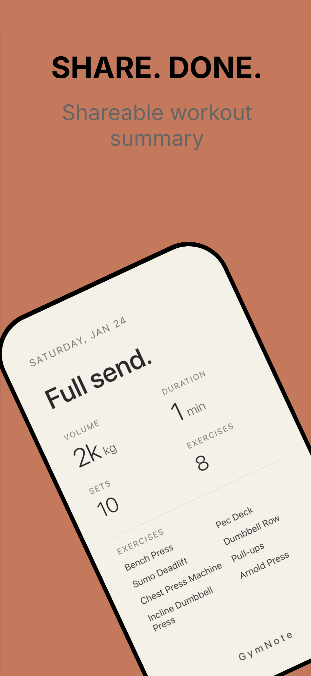 GymNote: Weightlifting Tracker