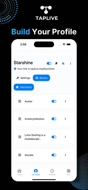 Taplive-Link in Bio screenshot 2