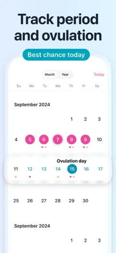 Pregmate Ovulation Tracker : capture d’écran 6 sur 9