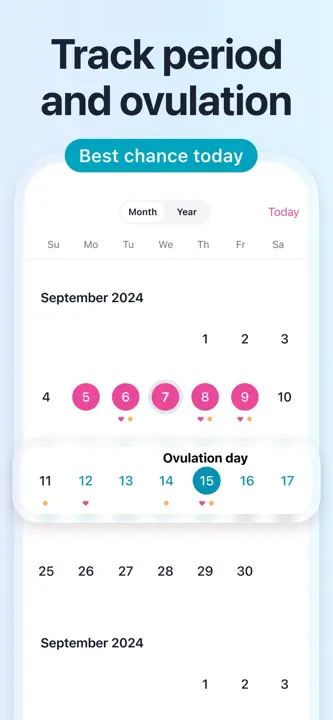 Pregmate Ovulation Tracker : capture d’écran 6 sur 9