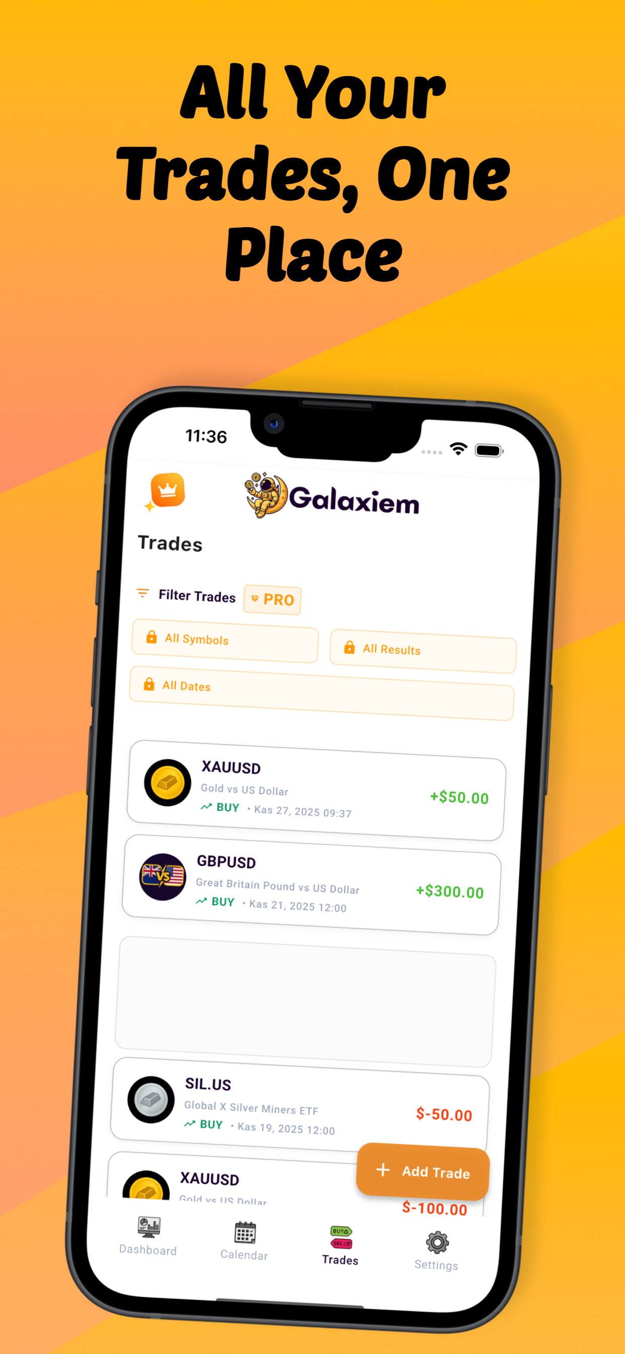 Trading Journal - Galaxiem screenshot 5